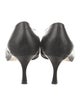Stuart Weitzman Leather Colorblock Pattern Pumps