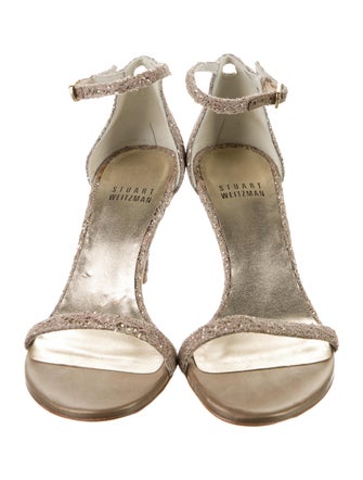 Stuart Weitzman Glitter Sandals