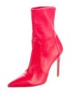 Stuart Weitzman Leather Sock Boots