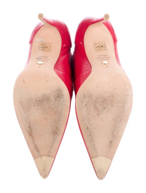 Stuart Weitzman Leather Sock Boots