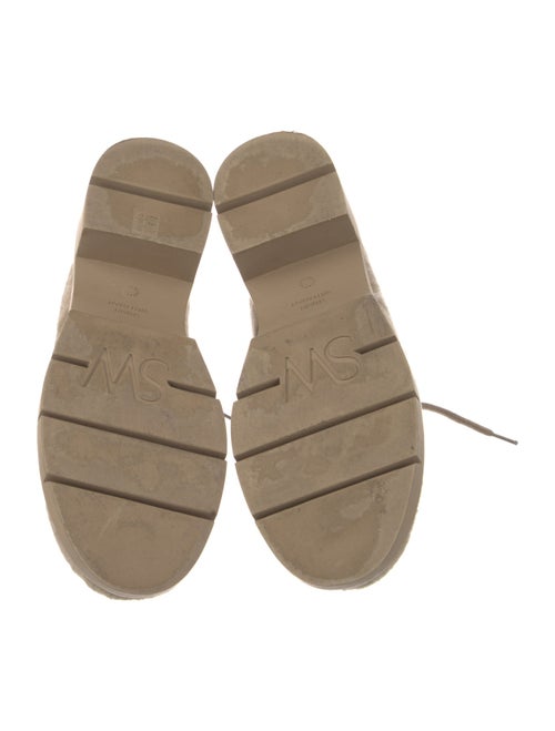 Stuart Weitzman Shearling Combat Boots