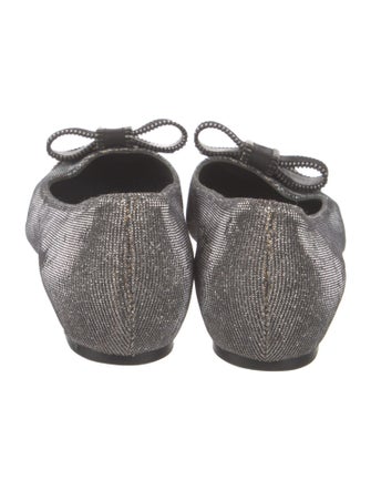 Stuart Weitzman Glitter Colorblock Pattern Flats