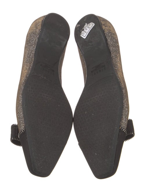 Stuart Weitzman Glitter Colorblock Pattern Flats