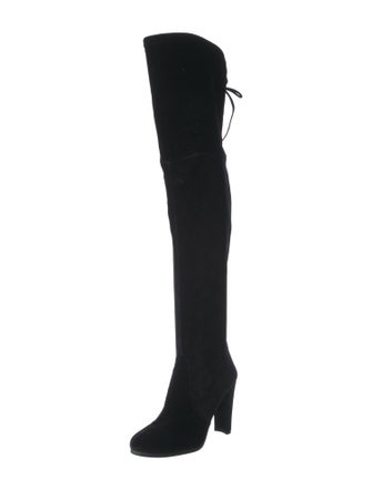 Stuart Weitzman Velvet Boots