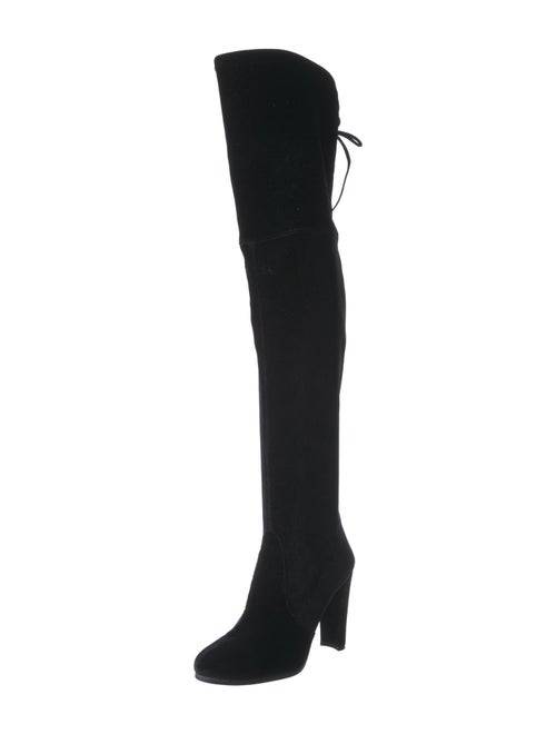 Stuart Weitzman Velvet Boots