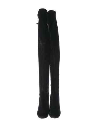 Stuart Weitzman Velvet Boots