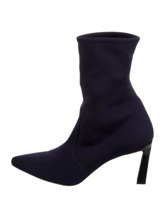 Stuart Weitzman Canvas Sock Boots
