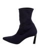 Stuart Weitzman Canvas Sock Boots