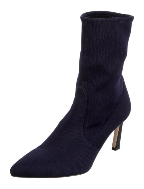 Stuart Weitzman Canvas Sock Boots