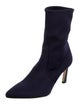 Stuart Weitzman Canvas Sock Boots