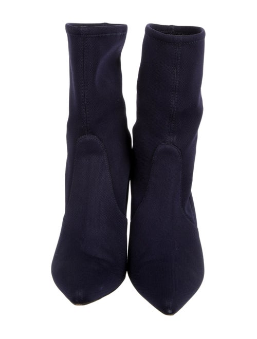 Stuart Weitzman Canvas Sock Boots