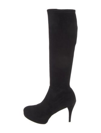 Stuart Weitzman Suede Sock Boots