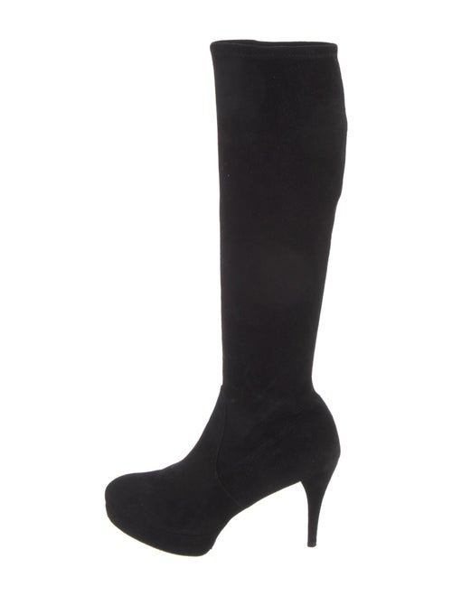 Stuart Weitzman Suede Sock Boots
