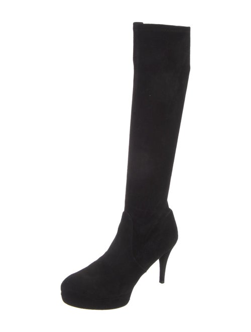 Stuart Weitzman Suede Sock Boots