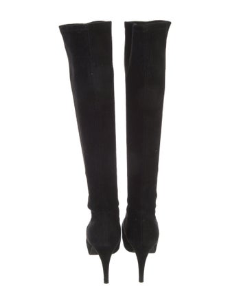 Stuart Weitzman Suede Sock Boots