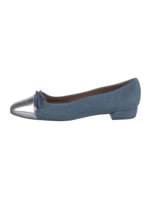 Stuart Weitzman Denim Ballet Flats