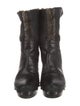 Stuart Weitzman Leather Studded Accents Boots