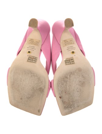 Stuart Weitzman Leather Slides
