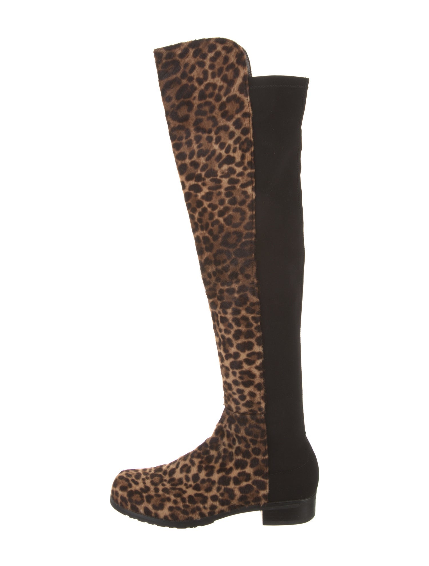 Stuart Weitzman Ponyhair Animal Print Boots