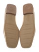 Stuart Weitzman Leather Crochet Trim Loafers
