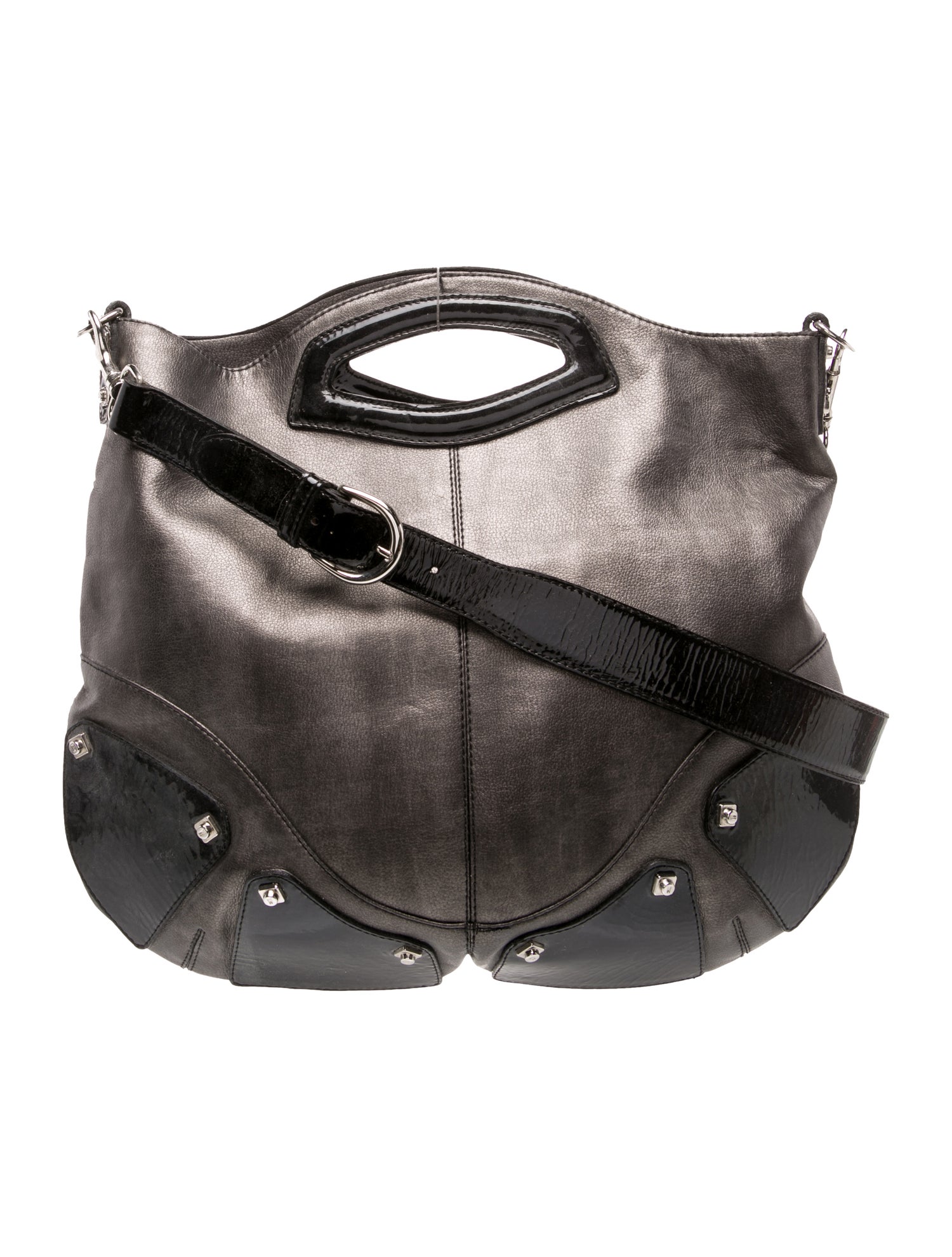 Stuart Weitzman Leather Top Handle Bag