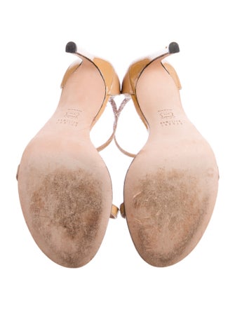 Stuart Weitzman Patent Leather Sandals