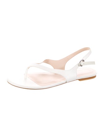 Stuart Weitzman Leather Slingback Sandals