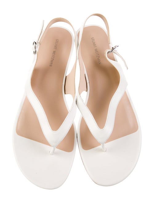 Stuart Weitzman Leather Slingback Sandals
