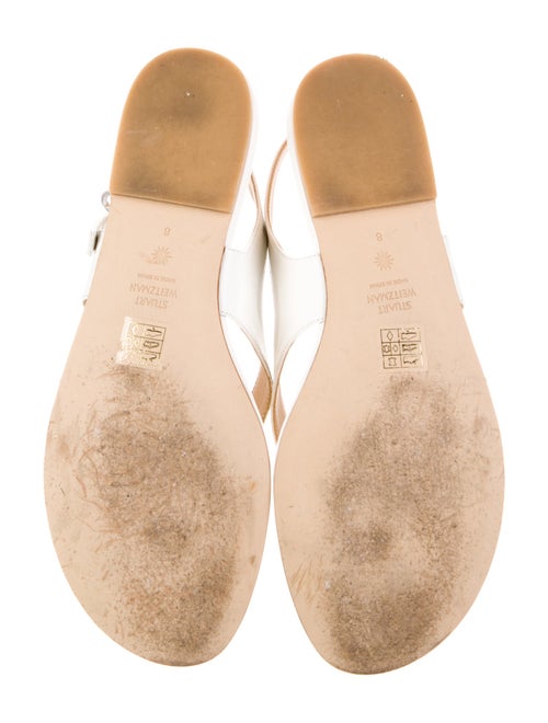 Stuart Weitzman Leather Slingback Sandals