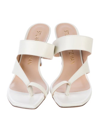 Stuart Weitzman Leather Slides