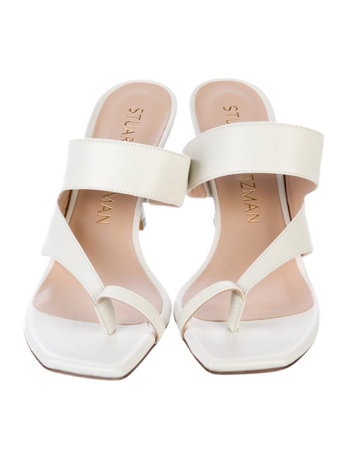 Stuart Weitzman Leather Slides
