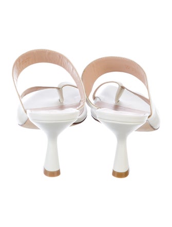 Stuart Weitzman Leather Slides