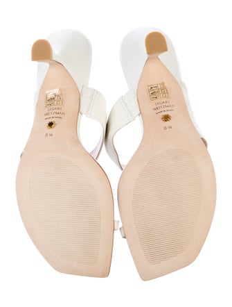 Stuart Weitzman Leather Slides