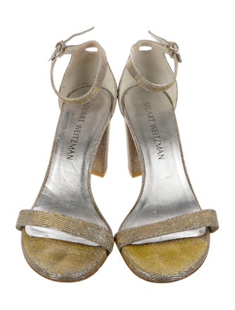 Stuart Weitzman Glitter Sandals