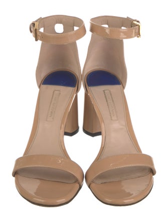 Stuart Weitzman Patent Leather Sandals