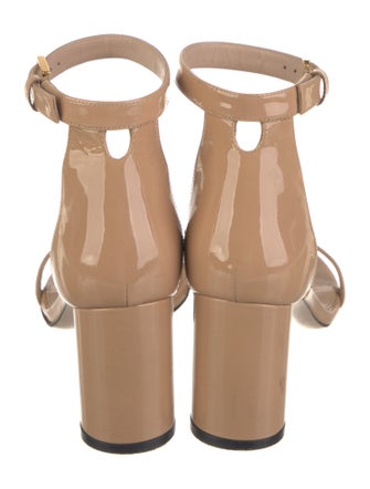 Stuart Weitzman Patent Leather Sandals