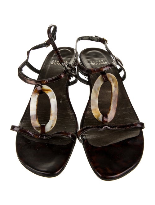 Stuart Weitzman Patent Leather Sandals