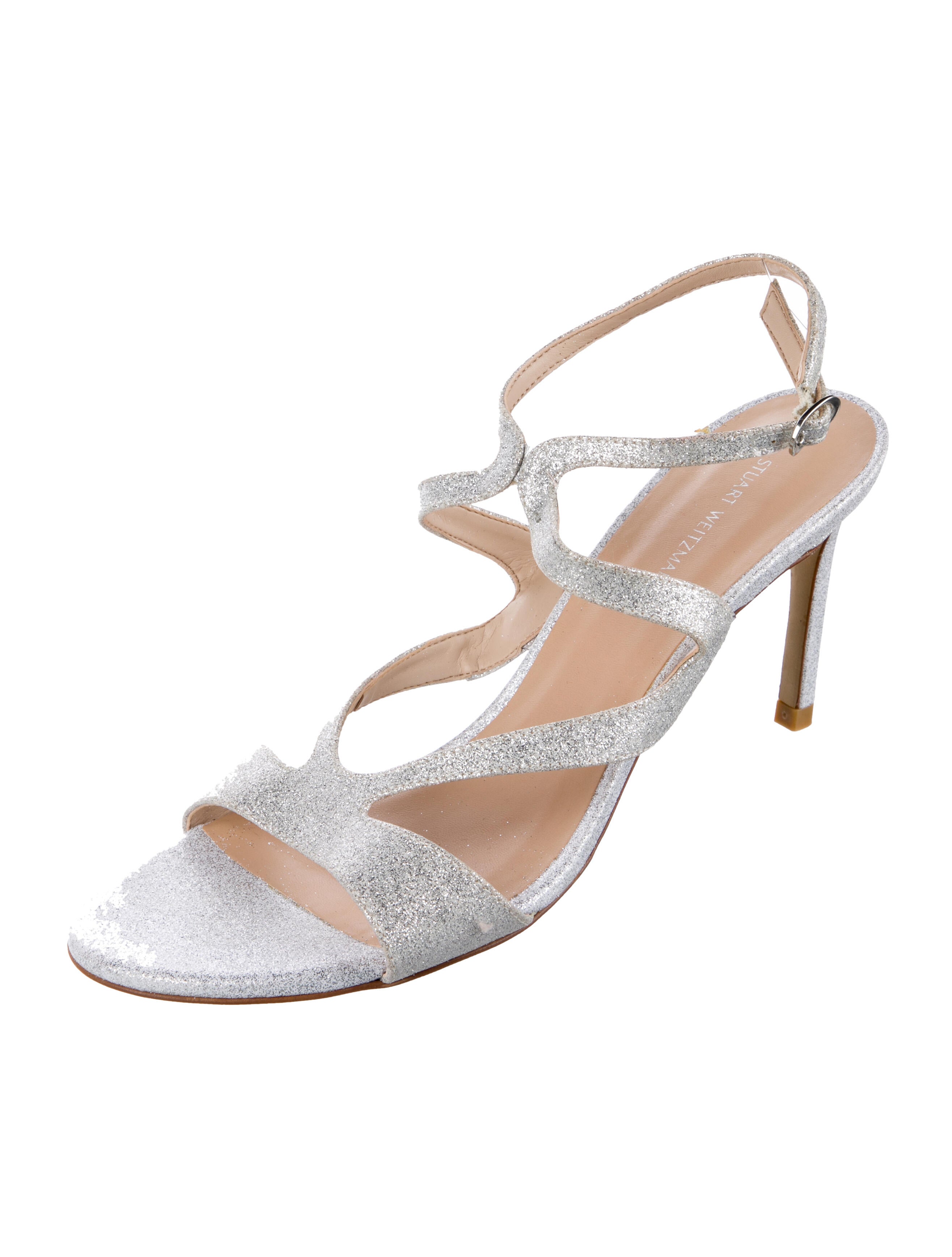 Stuart Weitzman Glitter Sandals
