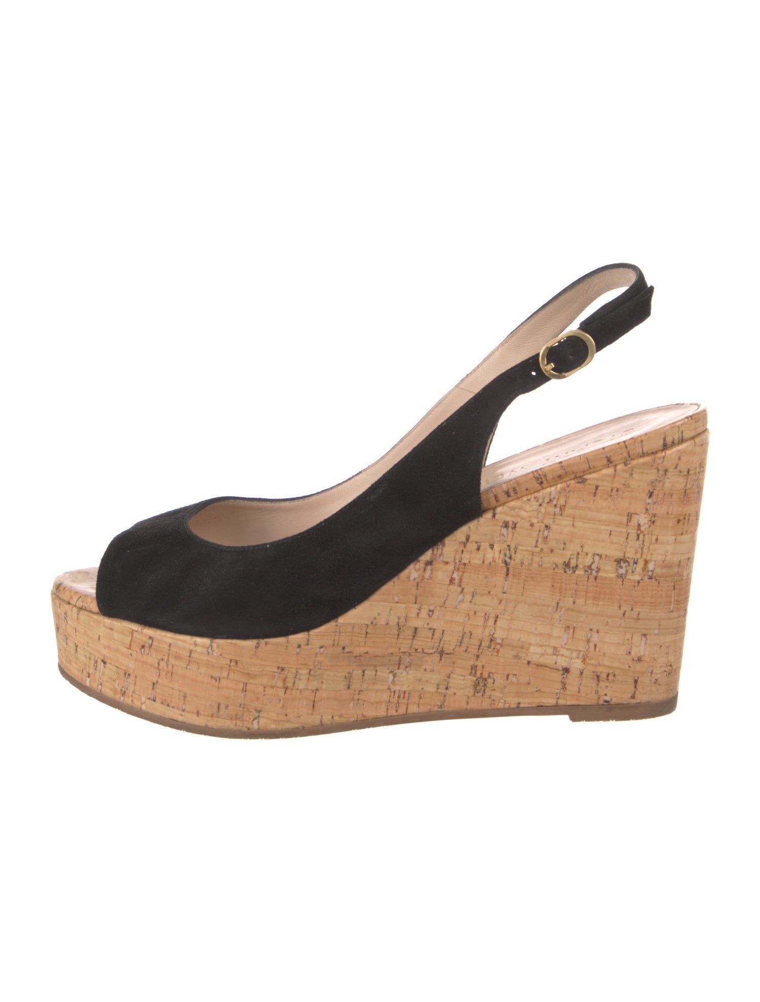 Stuart Weitzman Suede Slingback Sandals