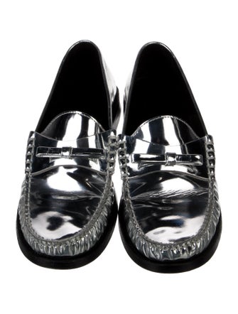 Stuart Weitzman Patent Leather Loafers