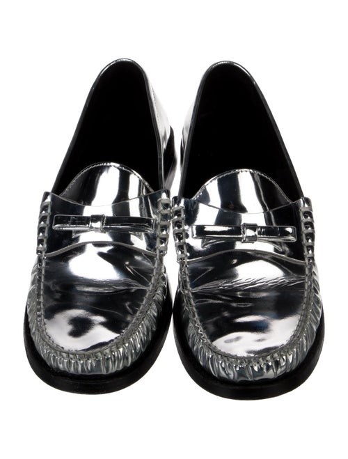 Stuart Weitzman Patent Leather Loafers
