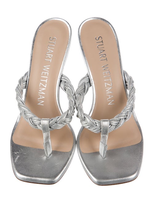 Stuart Weitzman Leather Slides