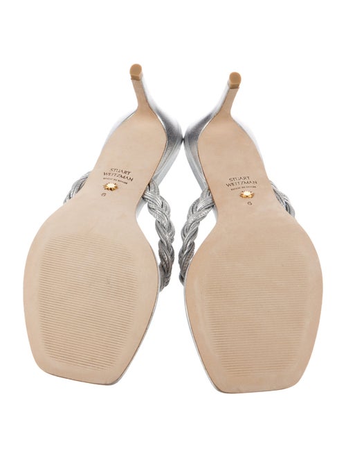 Stuart Weitzman Leather Slides