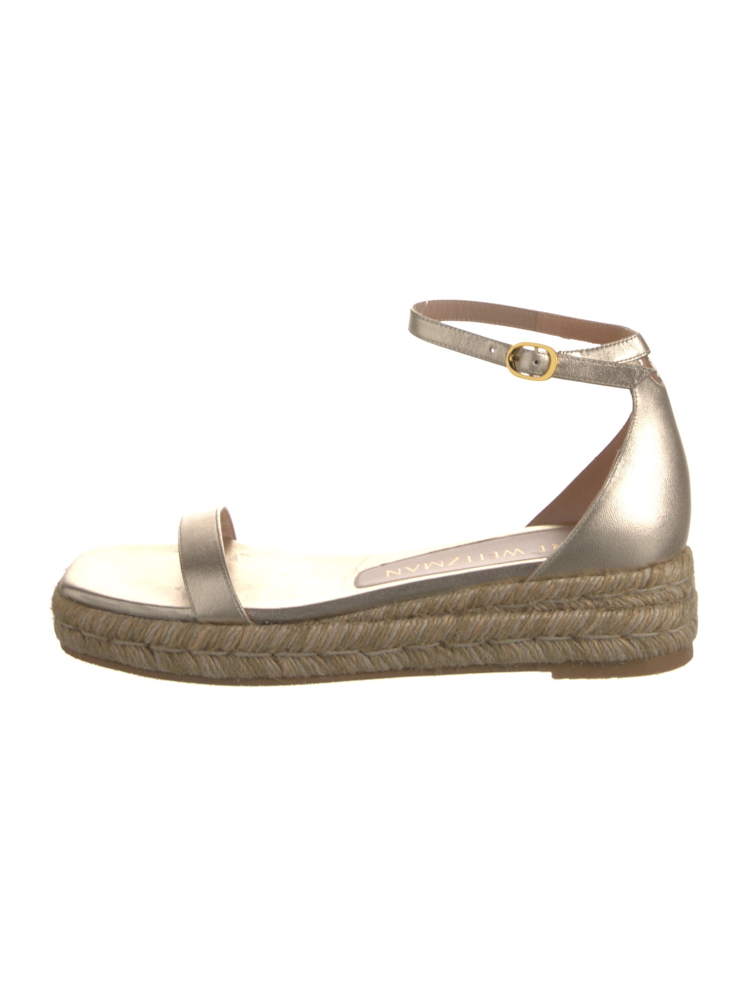 Stuart Weitzman Leather Espadrilles