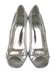 Stuart Weitzman Leather Crystal Embellishments Sandals