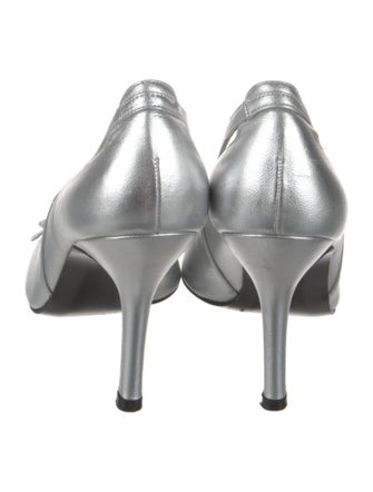 Stuart Weitzman Leather Crystal Embellishments Sandals