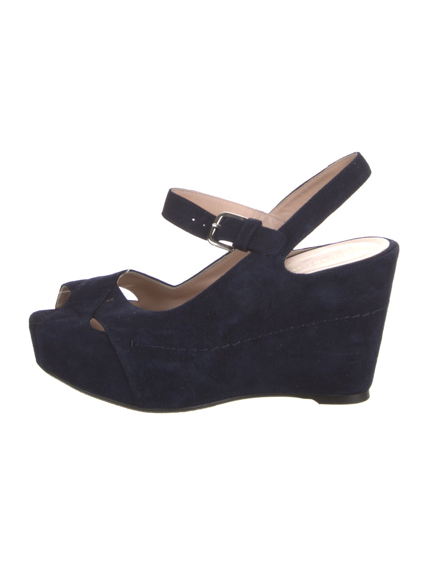 Stuart Weitzman Suede Slingback Sandals