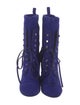 Stuart Weitzman Suede Lace-Up Boots