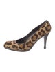 Stuart Weitzman Ponyhair Animal Print Pumps