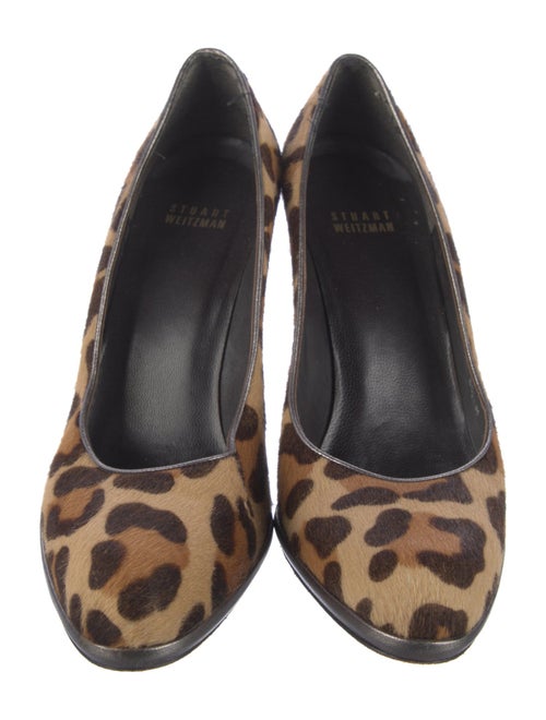 Stuart Weitzman Ponyhair Animal Print Pumps